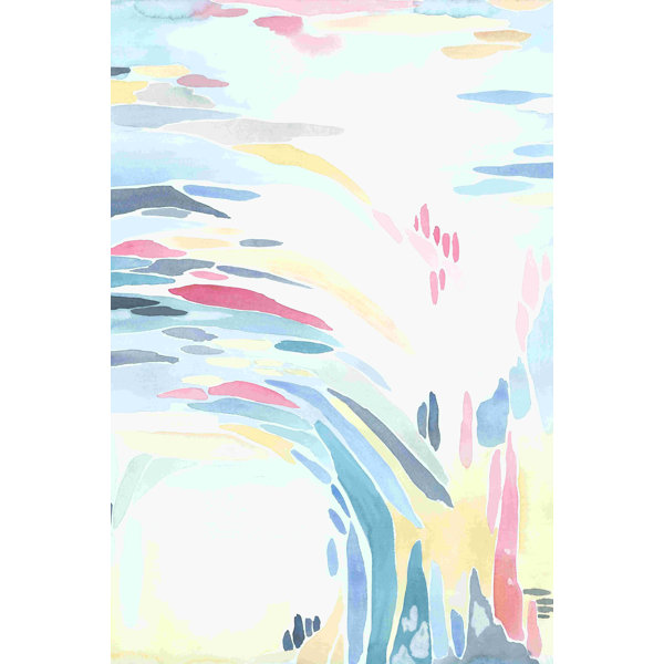 Wrought Studio Watercolor Three Wrapped Canvas Painting Wayfair